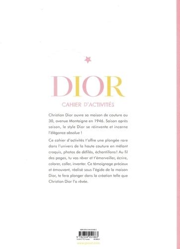 Cahier d'activités Dior : Anne